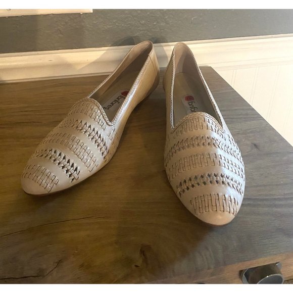 Vintage Fanfares Women's Shoes Flats Light Beige Size 9 1/2 AA - Picture 1 of 8